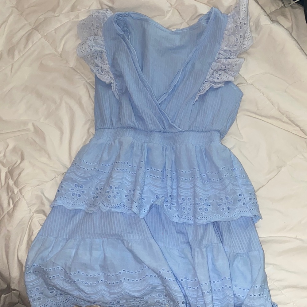 Cute and Flattering Blue Dress
